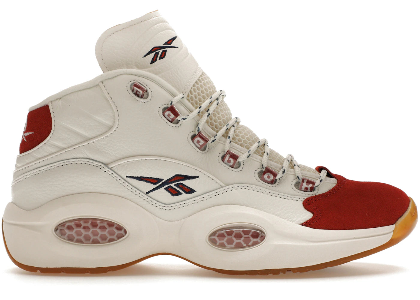 Reebok Question Mid-Vintage Red Toe