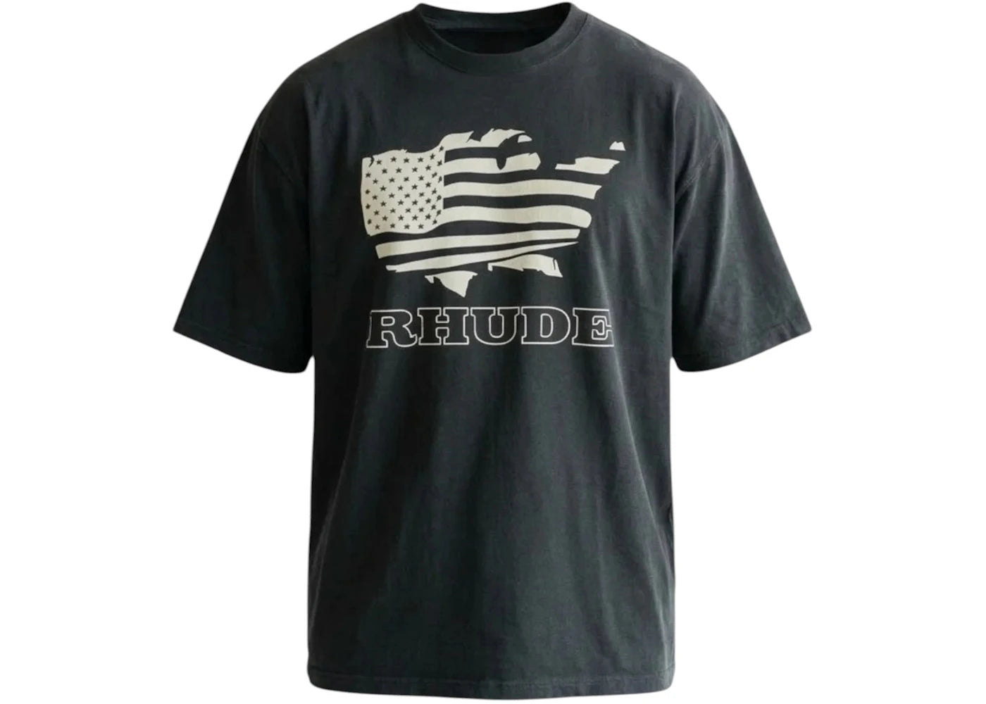Rhude Banner Tee Vintage Black/White