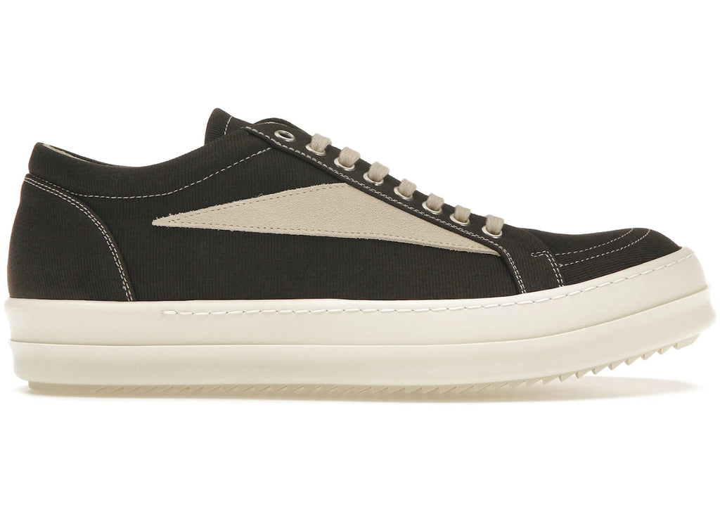 Rick Owens DRKSHDW EDFU Vintage Sneakers Taupe Grey - main view