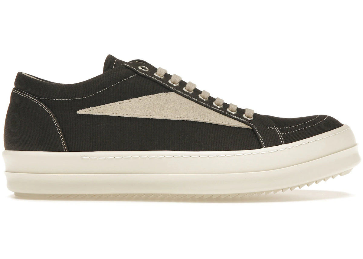 Rick Owens DRKSHDW EDFU Vintage Sneakers Taupe Grey - main view