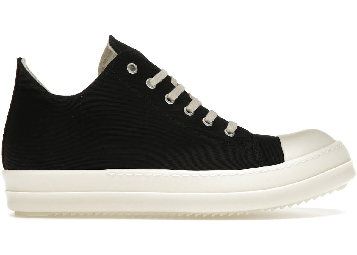Rick Owens DRKSHDW Lido Low Sneaks Black Milk - main view
