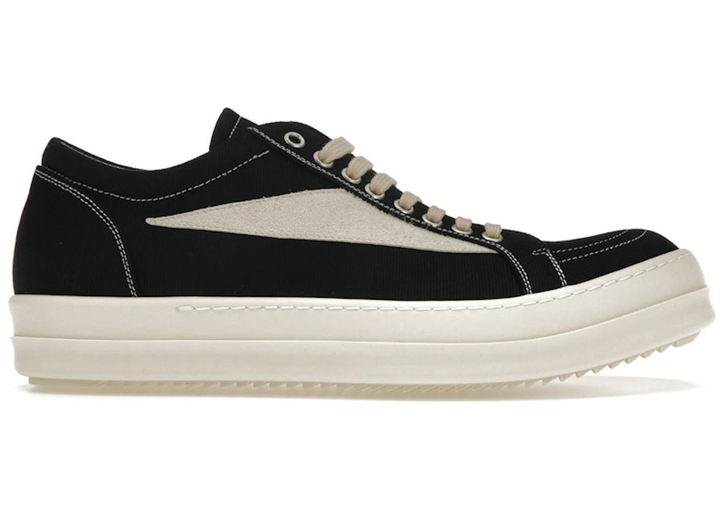 Rick Owens DRKSHDW Vintage Sneaks Black Milk - main view