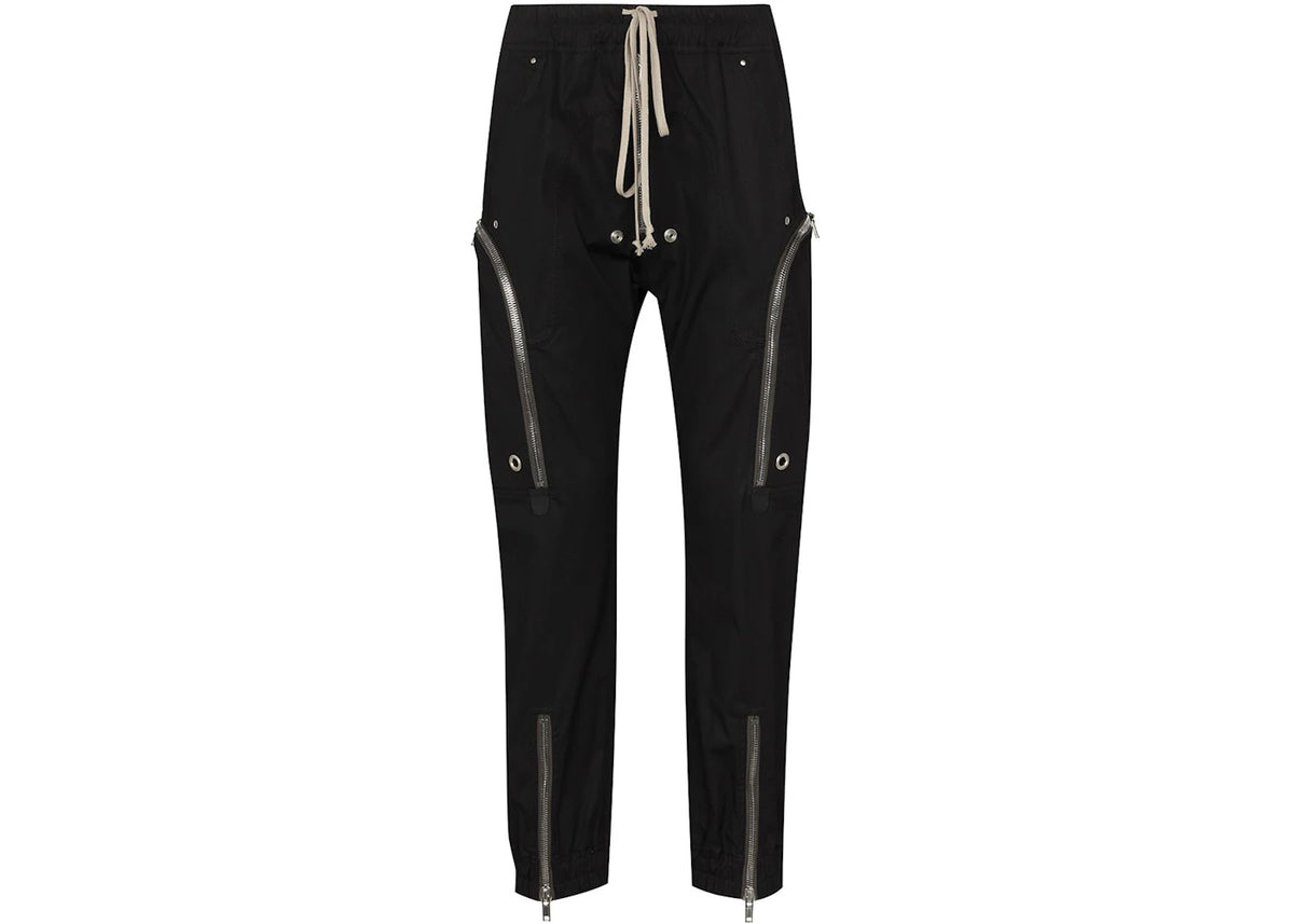 Rick Owens Fogachine Bauhaus Cargo Trousers Black - main view