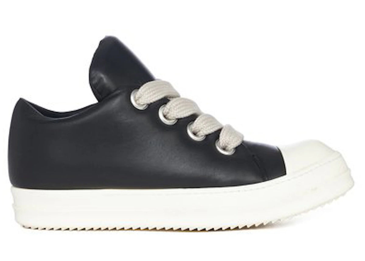 Rick Owens Jumbo Lace Padded Low Black Milk - main view