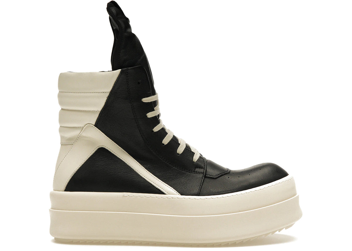 Rick Owens Mega Bumper Geobasket Black Milk - main view