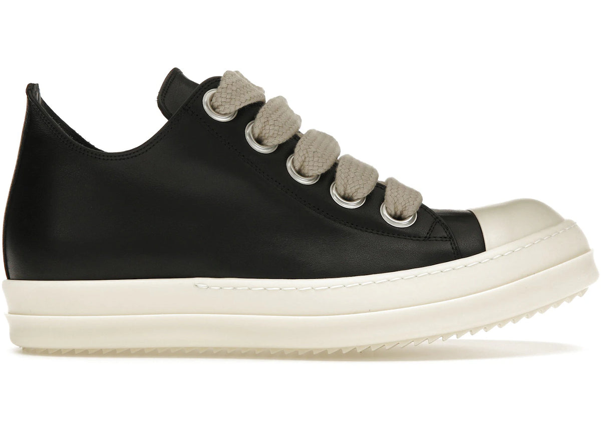 Rick Owens Porterville Jumbolaced Low Black - main view