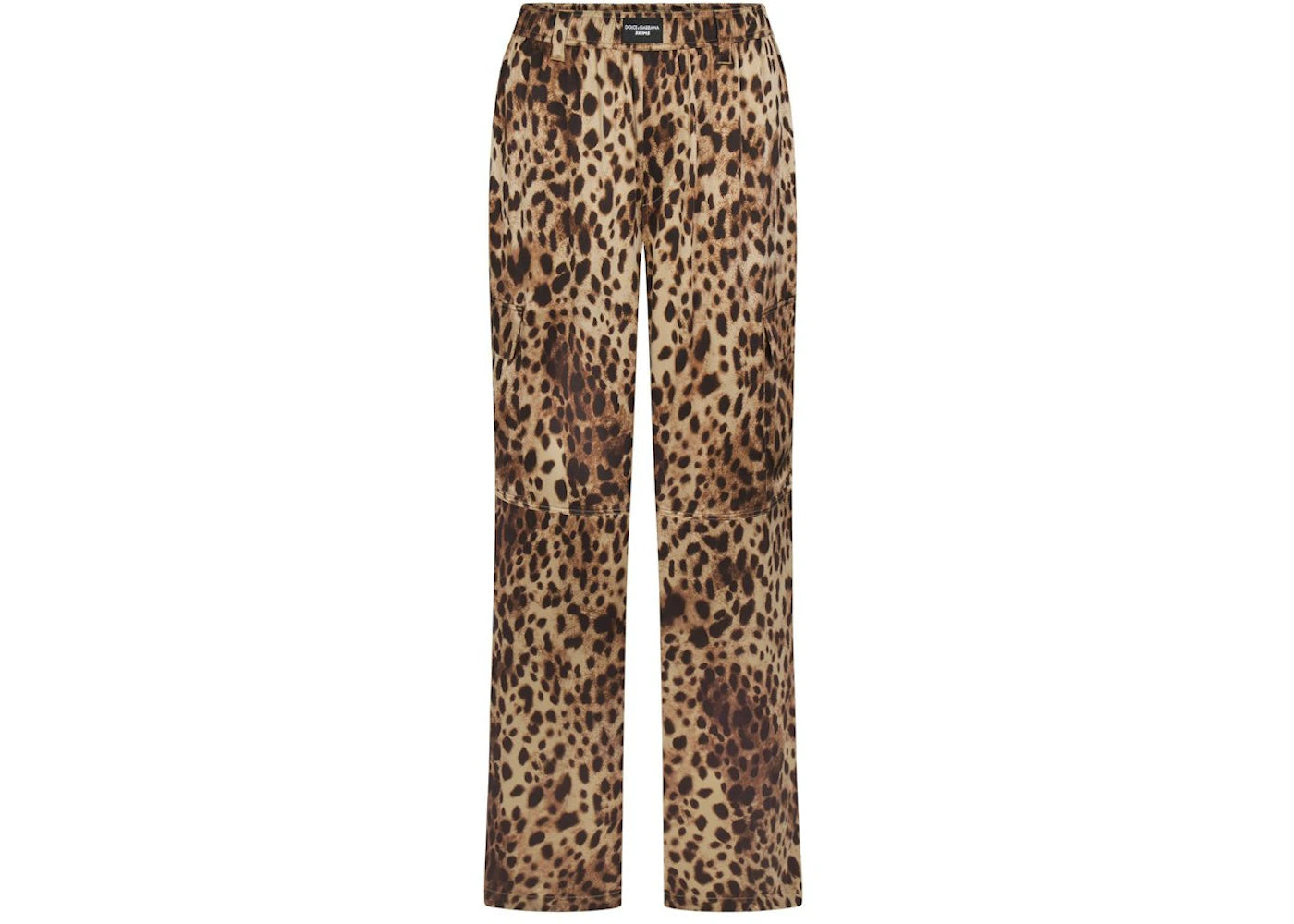 SKIMS x Dolce&amp;Gabbana Silk Cargo Pant-Leopard
