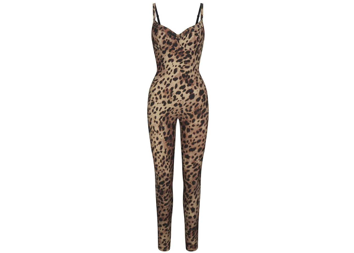 SKIMS x Dolce&amp;Gabbana Skims Body Catsuit-Leopard