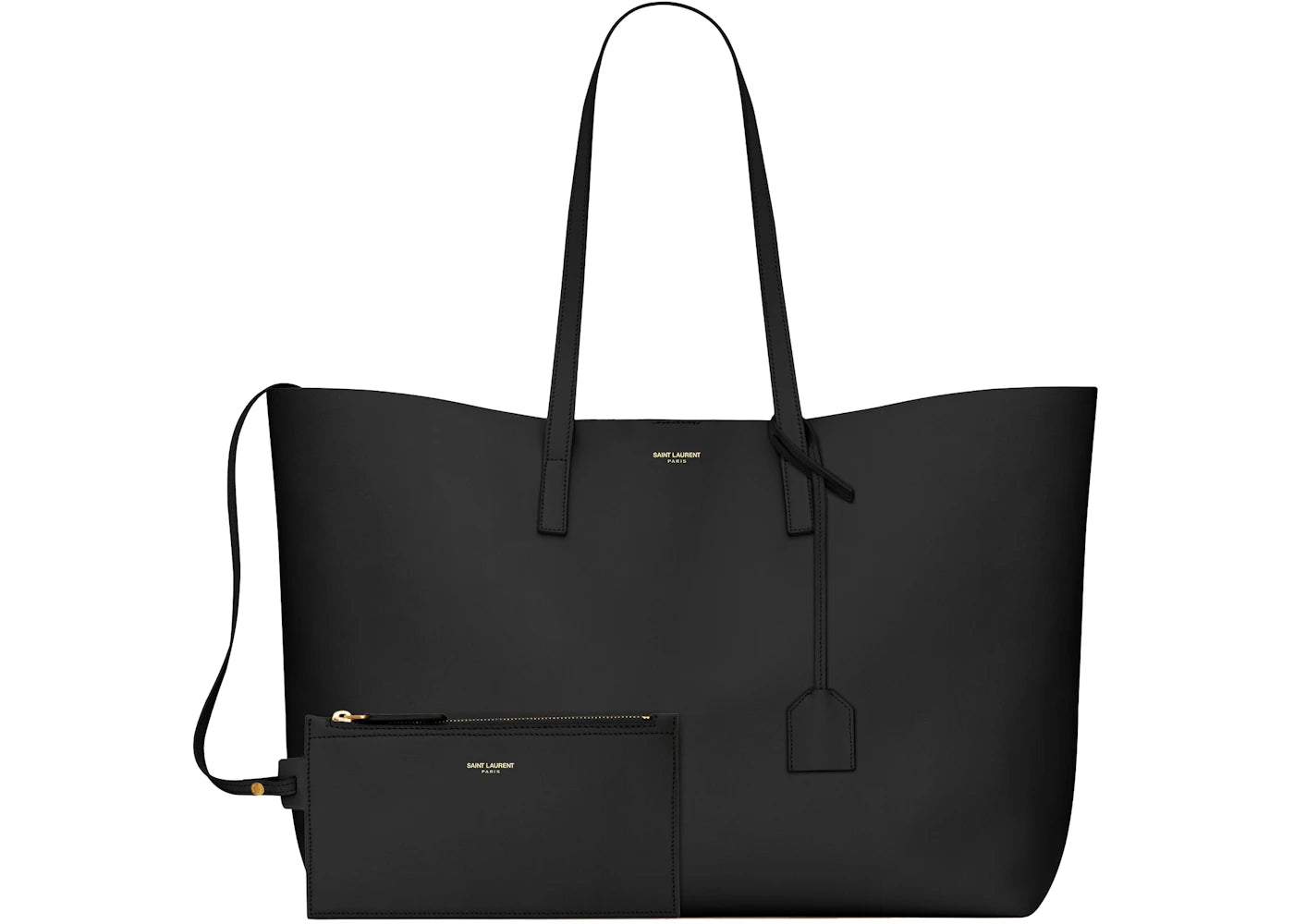 Saint Laurent E/W Shopping Bag Black - main view