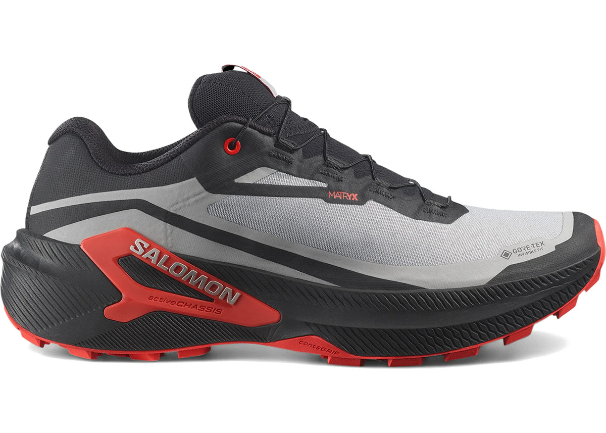 Salomon Genesis 2 Gore-Tex Black Fiery Red Silver - main view