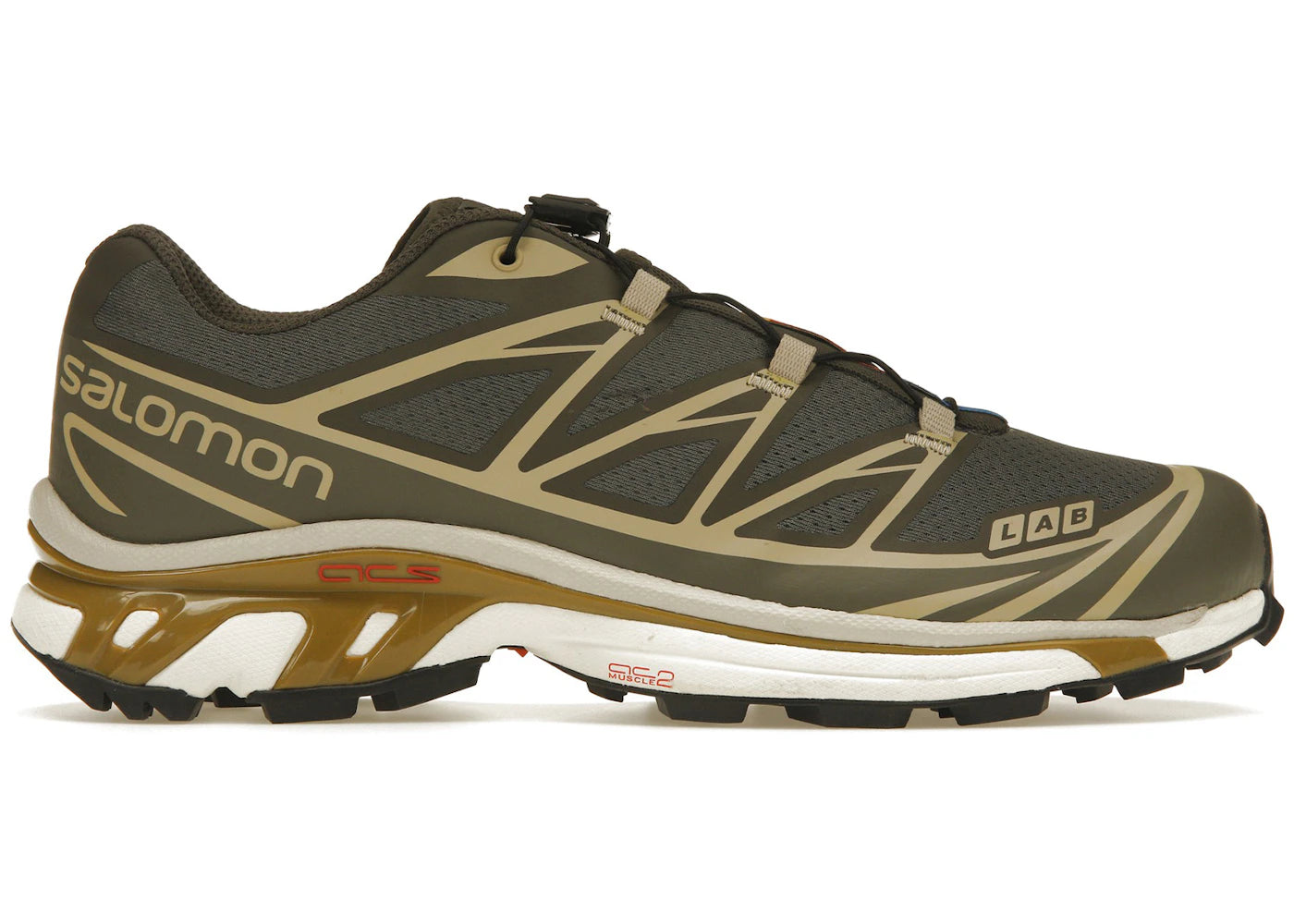 Salomon XT-6-Beluga Dull Gold