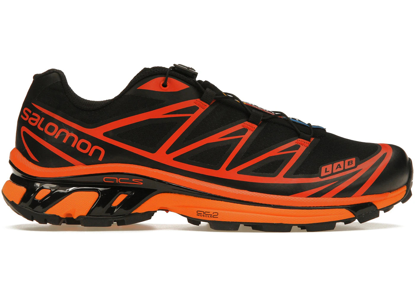 Salomon XT-6 Black Magnet Vibrant Orange