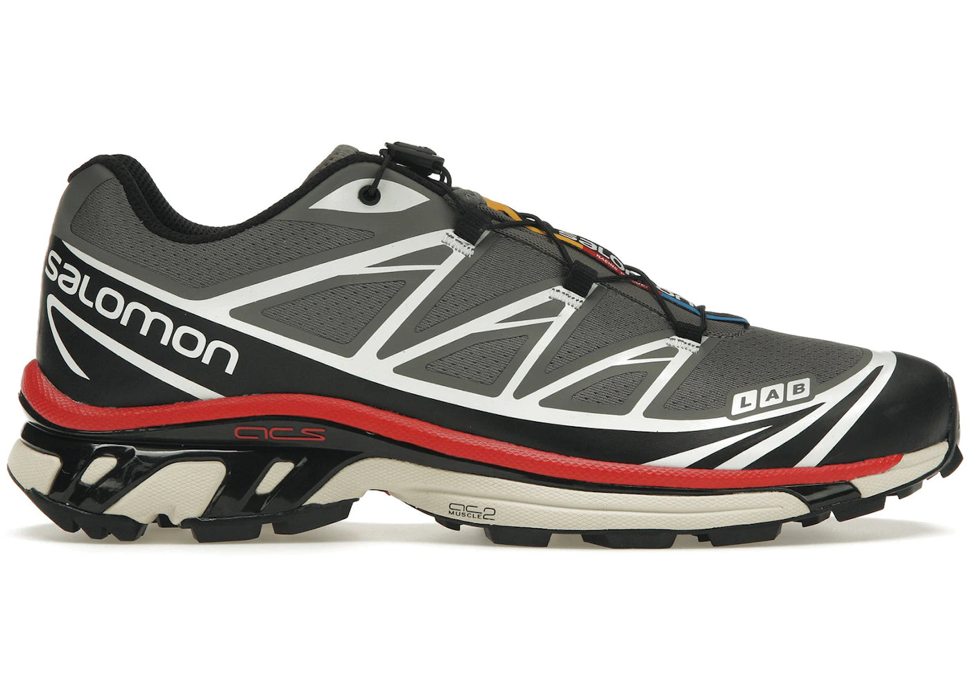 Salomon XT-6-Pewter Aurora Red