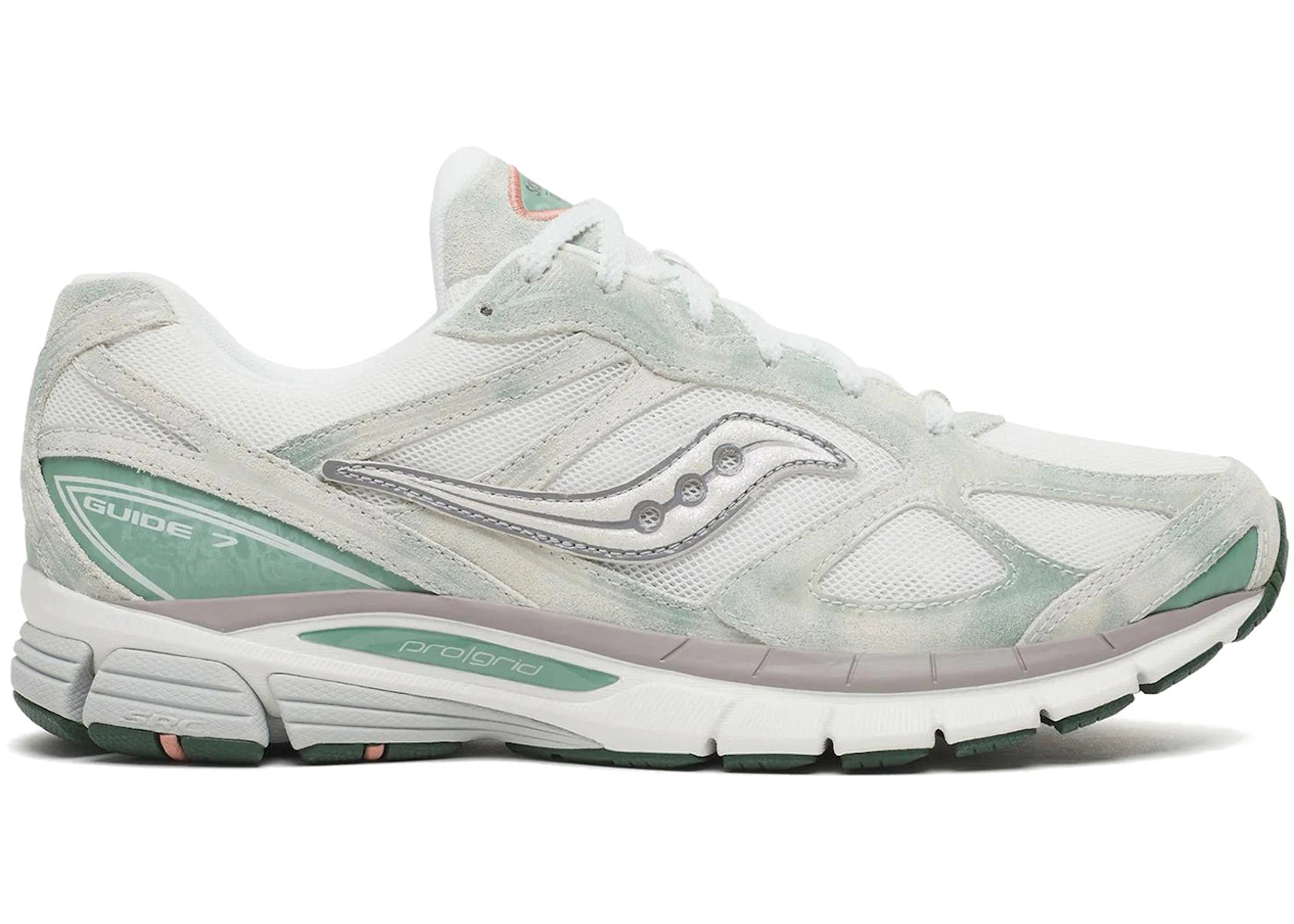 Saucony ProGrid Guide 7 Spiritual Guidance White Verde - main view