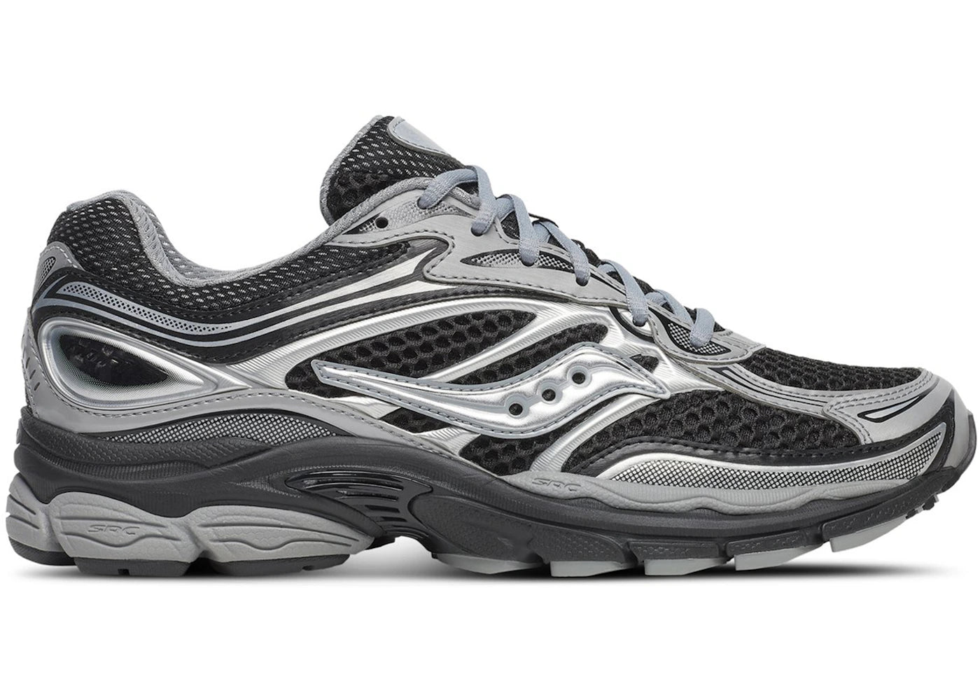 Saucony ProGrid Omni 9 Black Silver Grey - main view