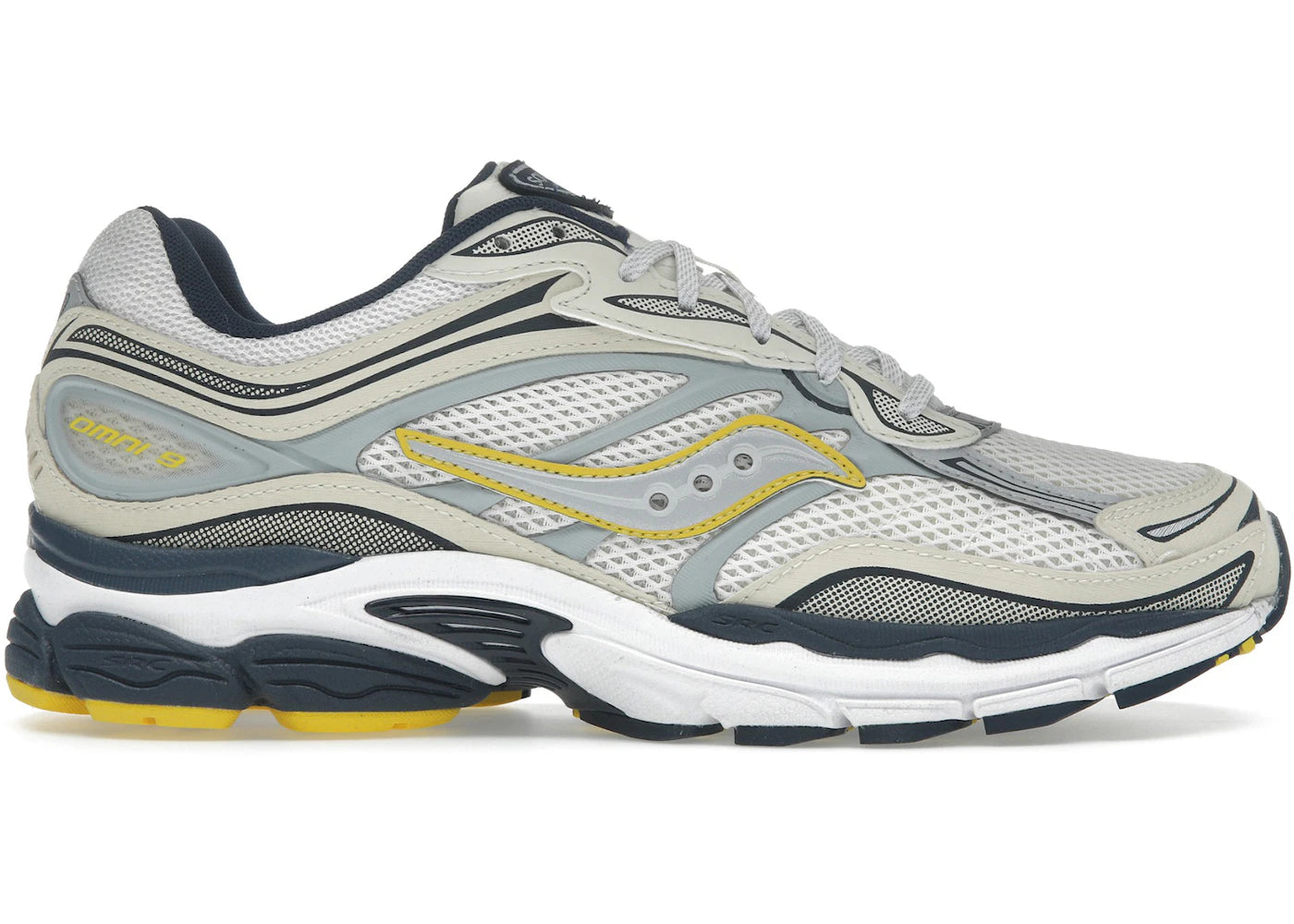 Saucony ProGrid Omni 9 Fabricated Future Pack White Yellow - main view