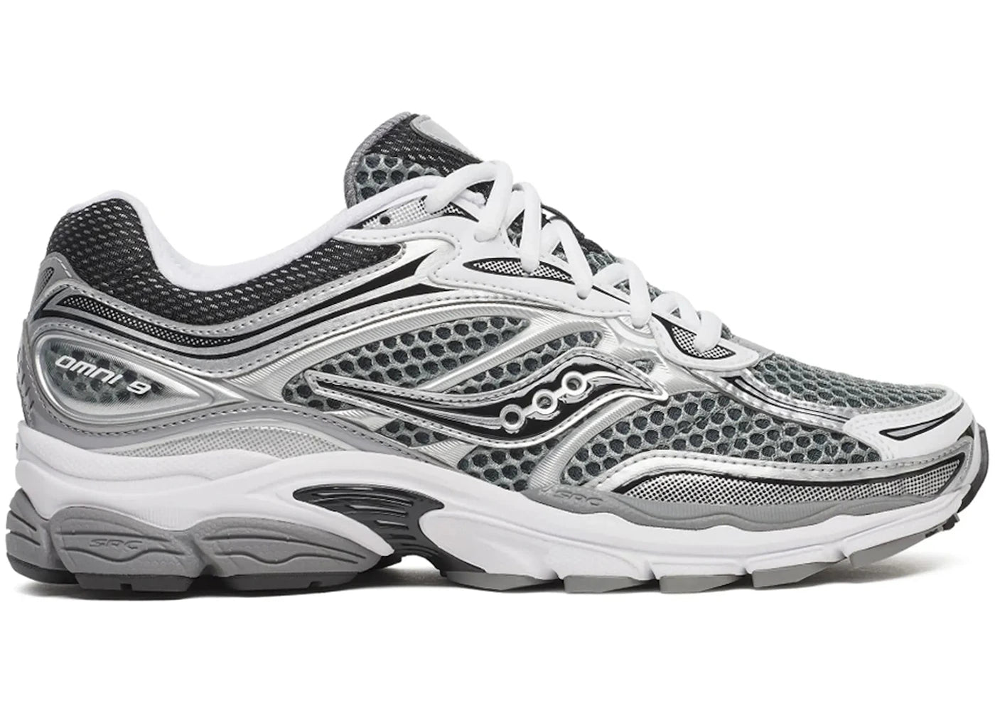 Saucony ProGrid Omni 9 Grey Silver Black - main view