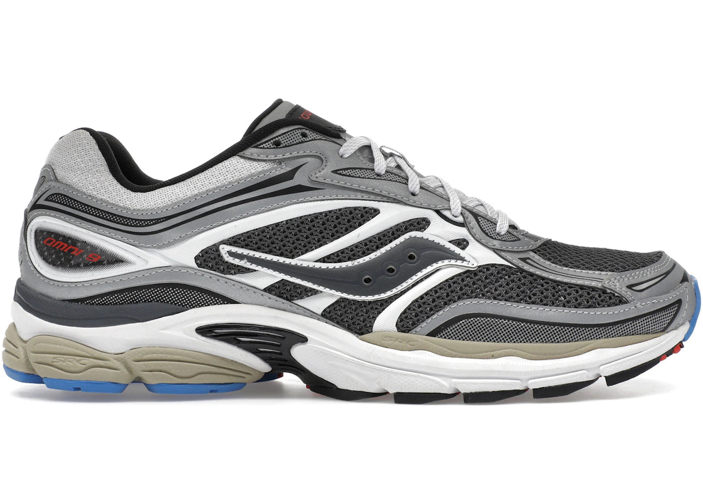 Saucony ProGrid Omni 9 Metallic Grey Silver