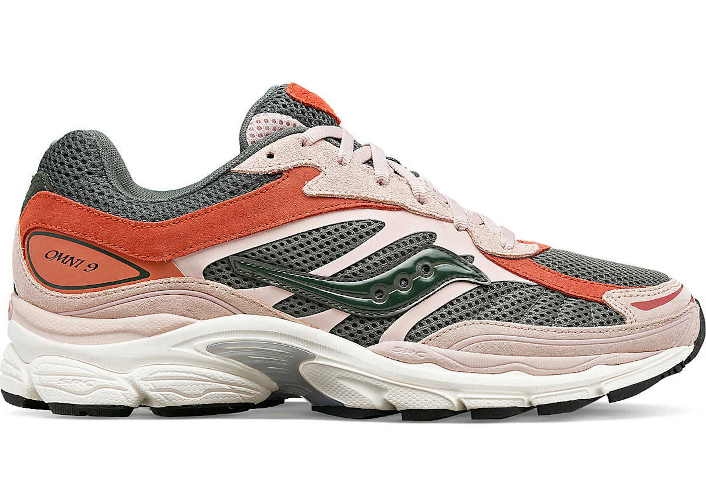 Saucony ProGrid Omni 9 Premium Dust Pink Green - main view