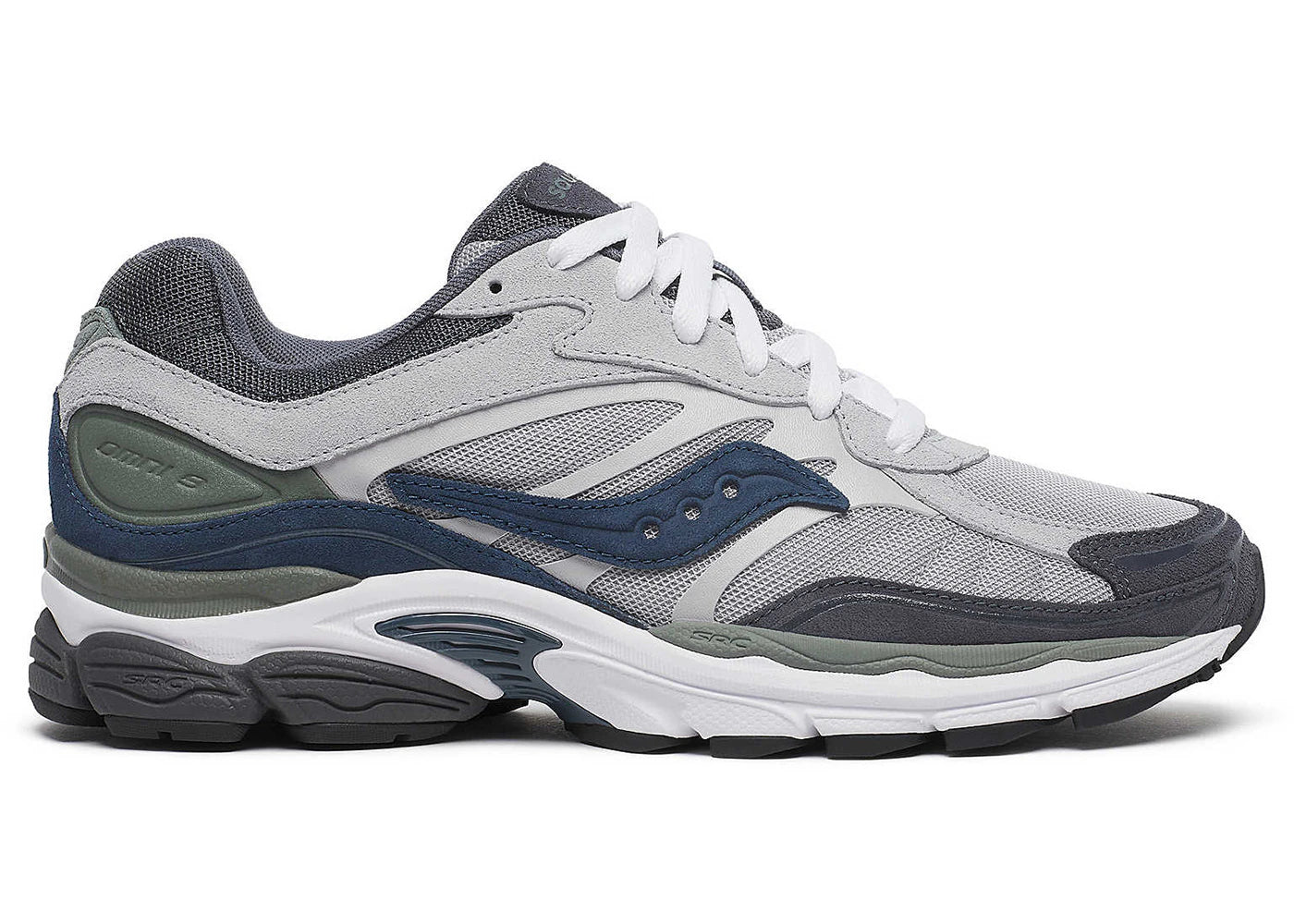 Saucony ProGrid Omni 9 Premium Grey Agave Navy - main view