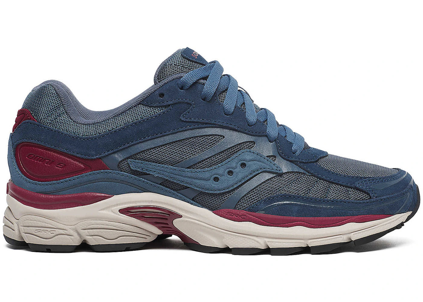 Saucony ProGrid Omni 9 Premium Navy Burgundy - main view