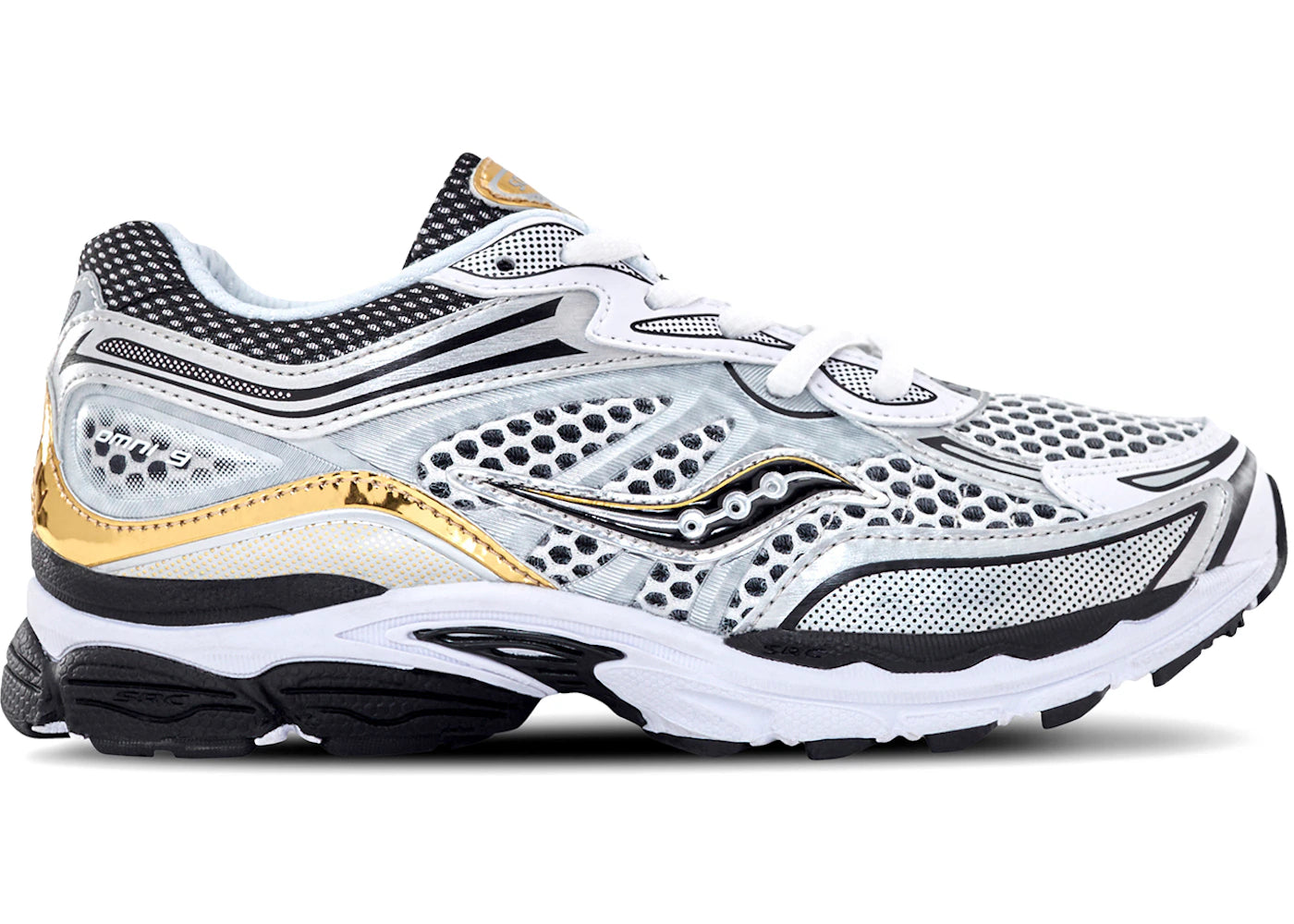 Saucony ProGrid Omni 9 Silver Gold White - main view