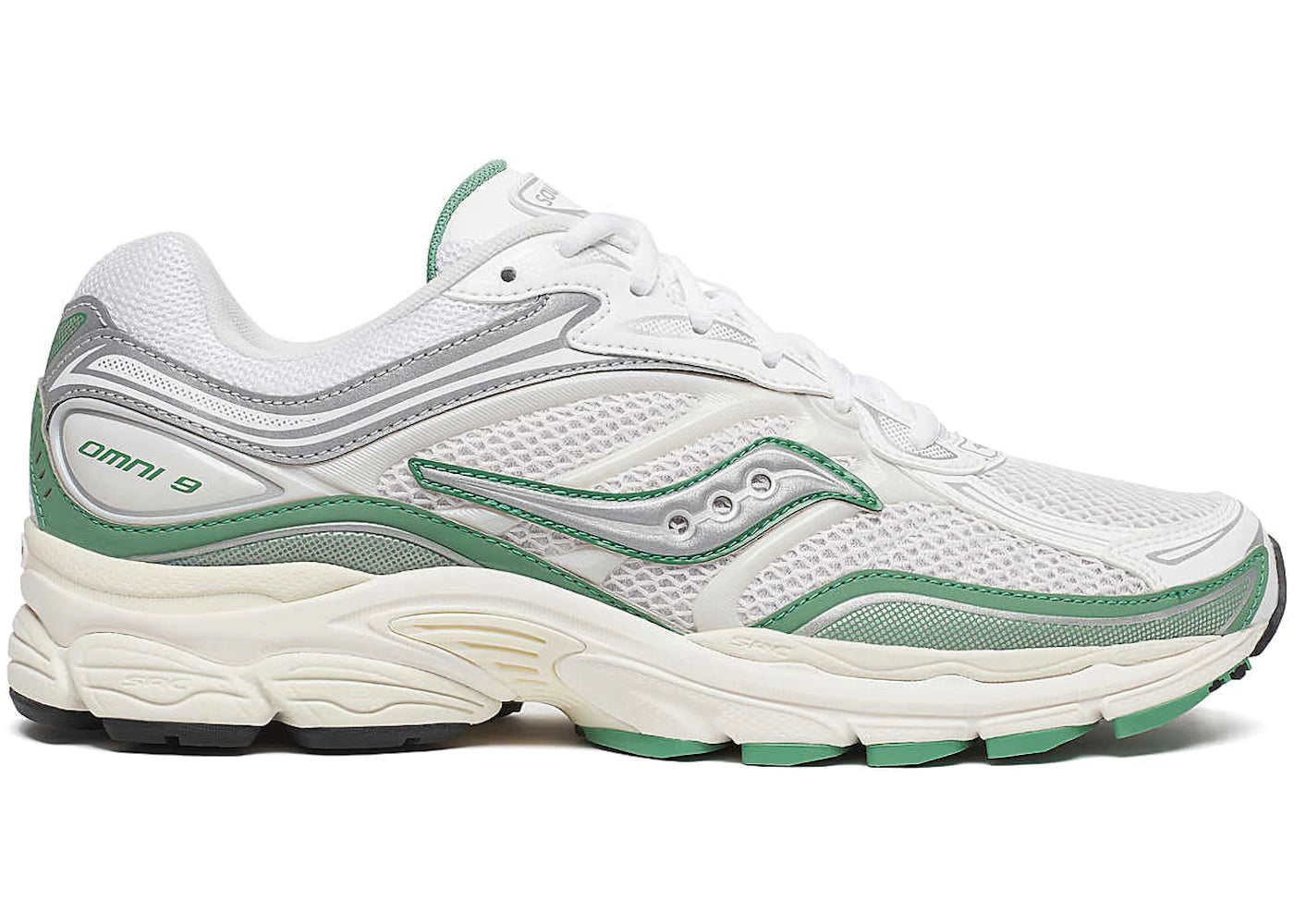 Saucony ProGrid Omni 9 Tomorrow, Meet Yesterday Pack Ivory Green - main view