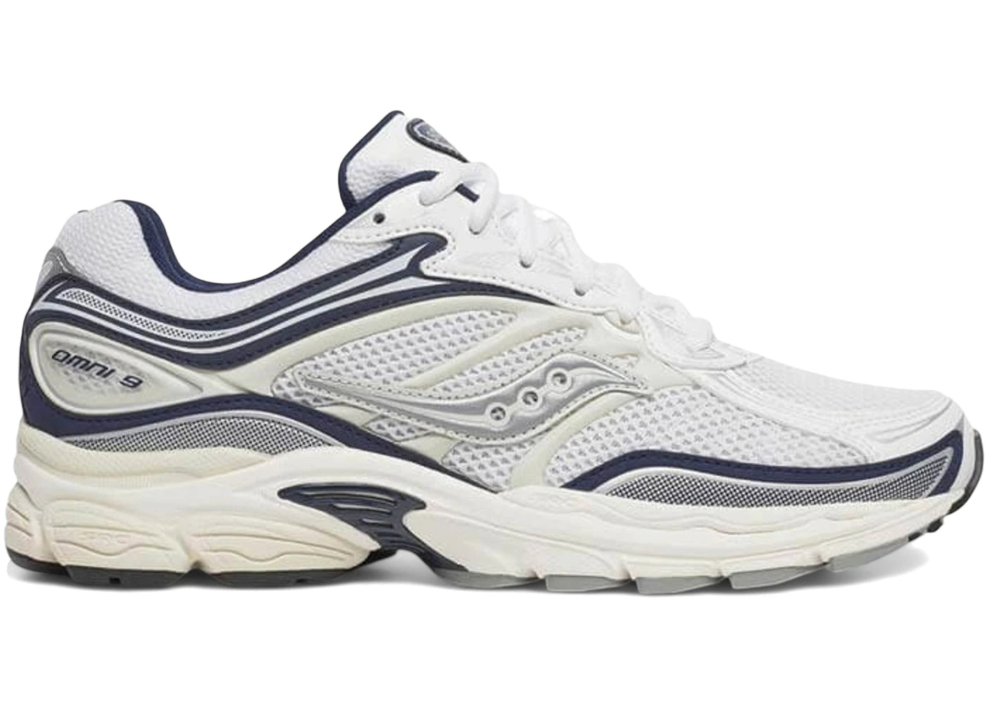 Saucony ProGrid Omni 9 Tomorrow, Meet Yesterday Pack White Navy - main view