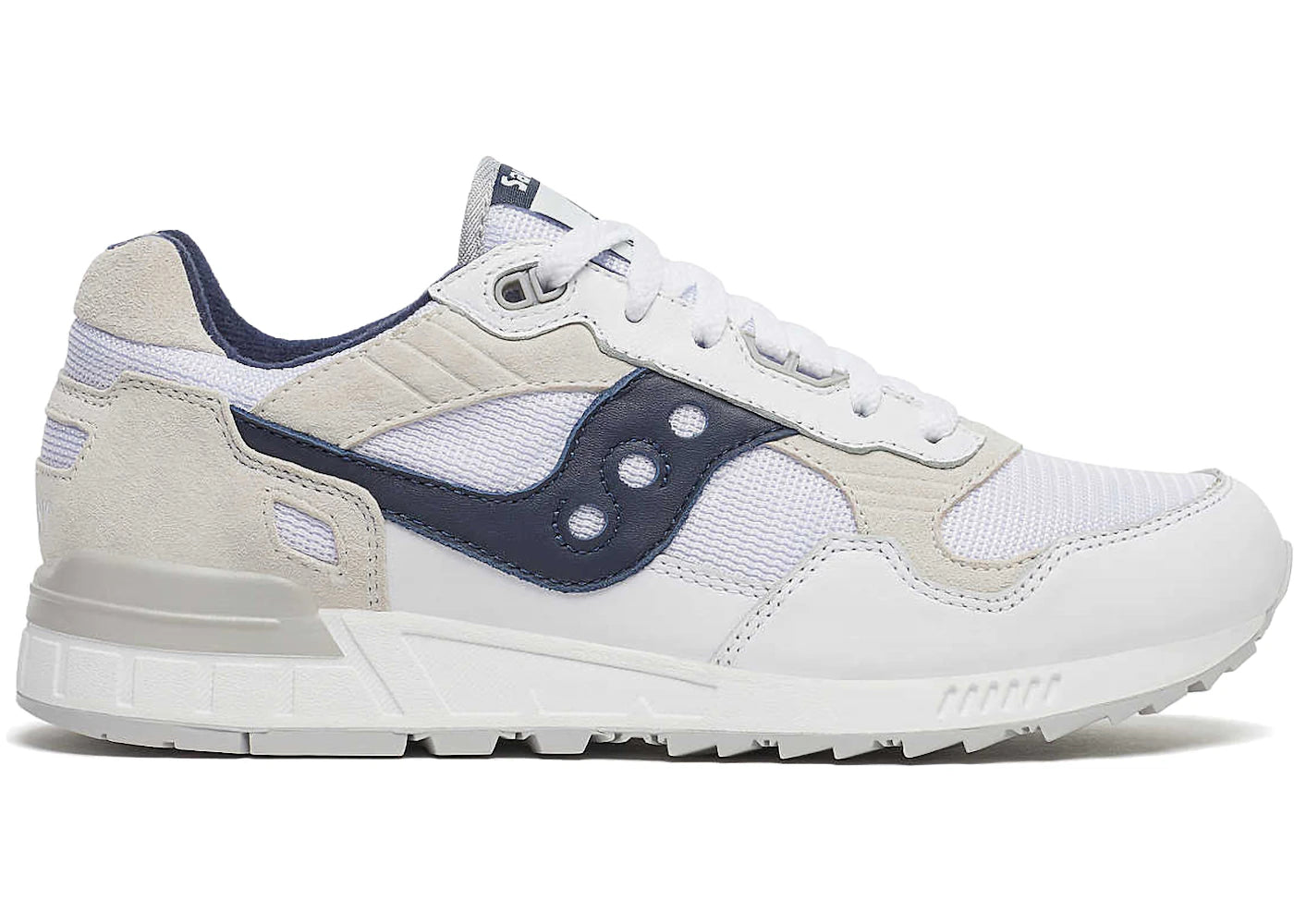 Saucony Shadow 5000 White Navy Grey - main view