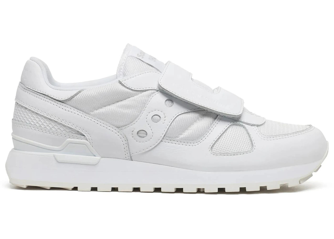 Saucony Shadow Double Velcro Engineered Garments White - main view