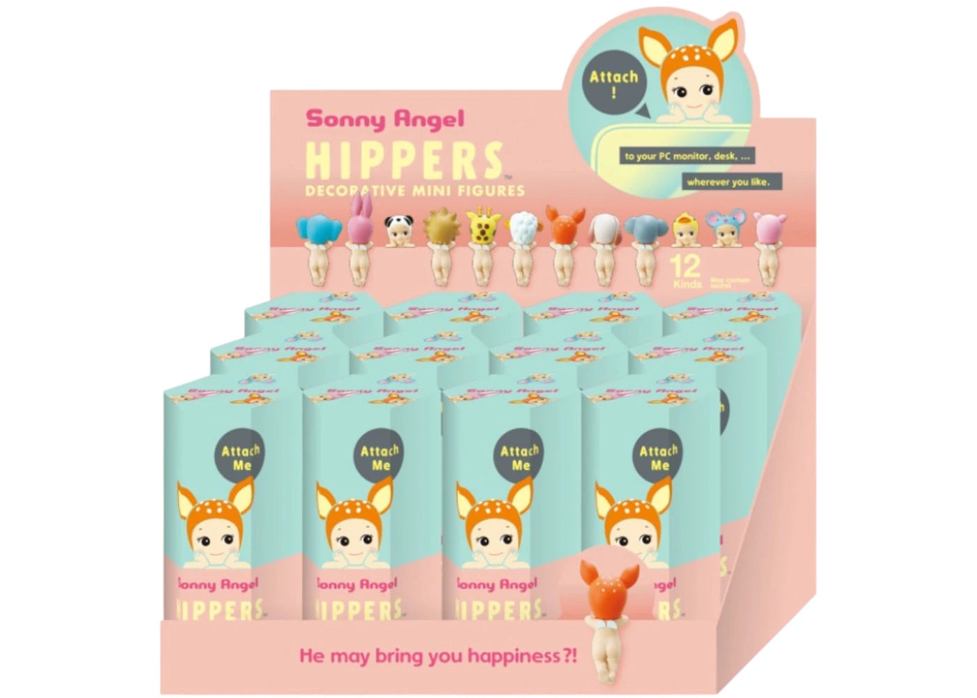 Sonny Angel Hippers Animals Series Sealed Case - main view