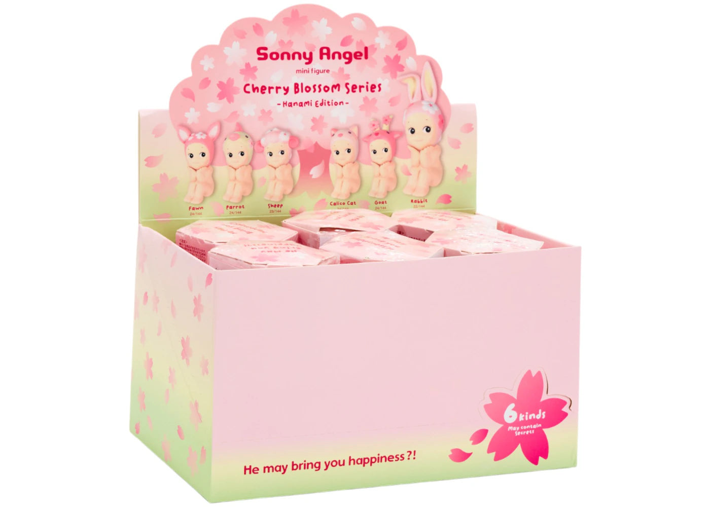 Coffret scellé Sonny Angel Cherry Blossom Hanami Edition (6 boîtes surprises) -