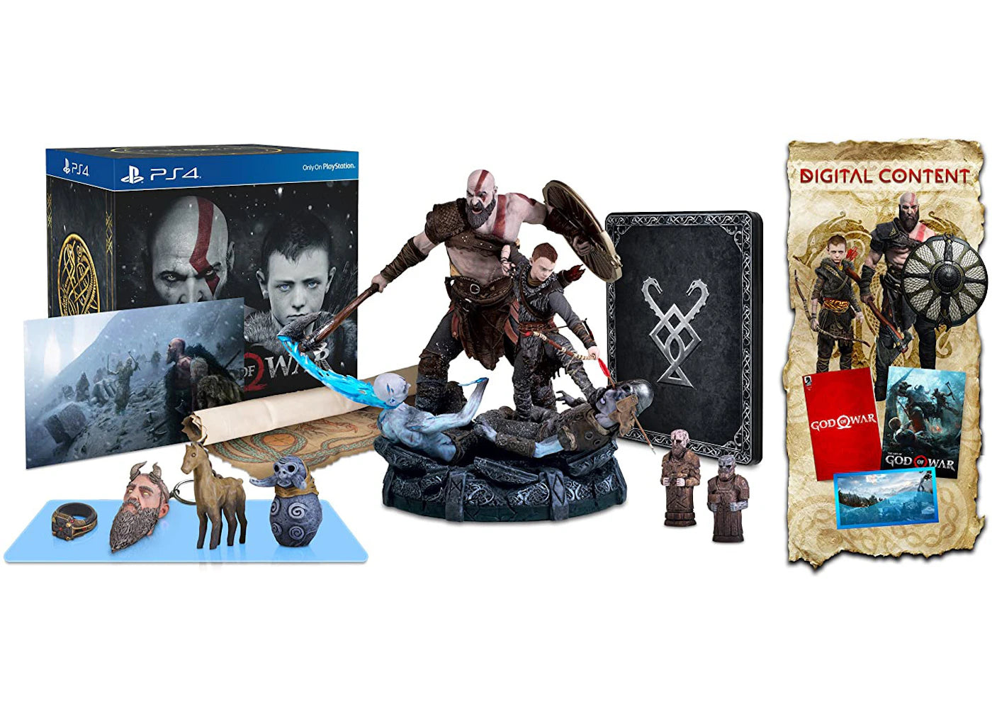 Sony PS4 God of War Stone Mason's Edition Video Game Bundle - main view