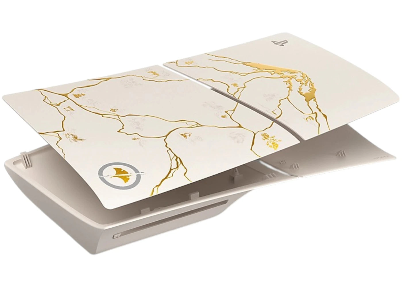 Sony PlayStation 5 PS5 - Ghost of Yotei Gold Limited Edition Console Cover - main view