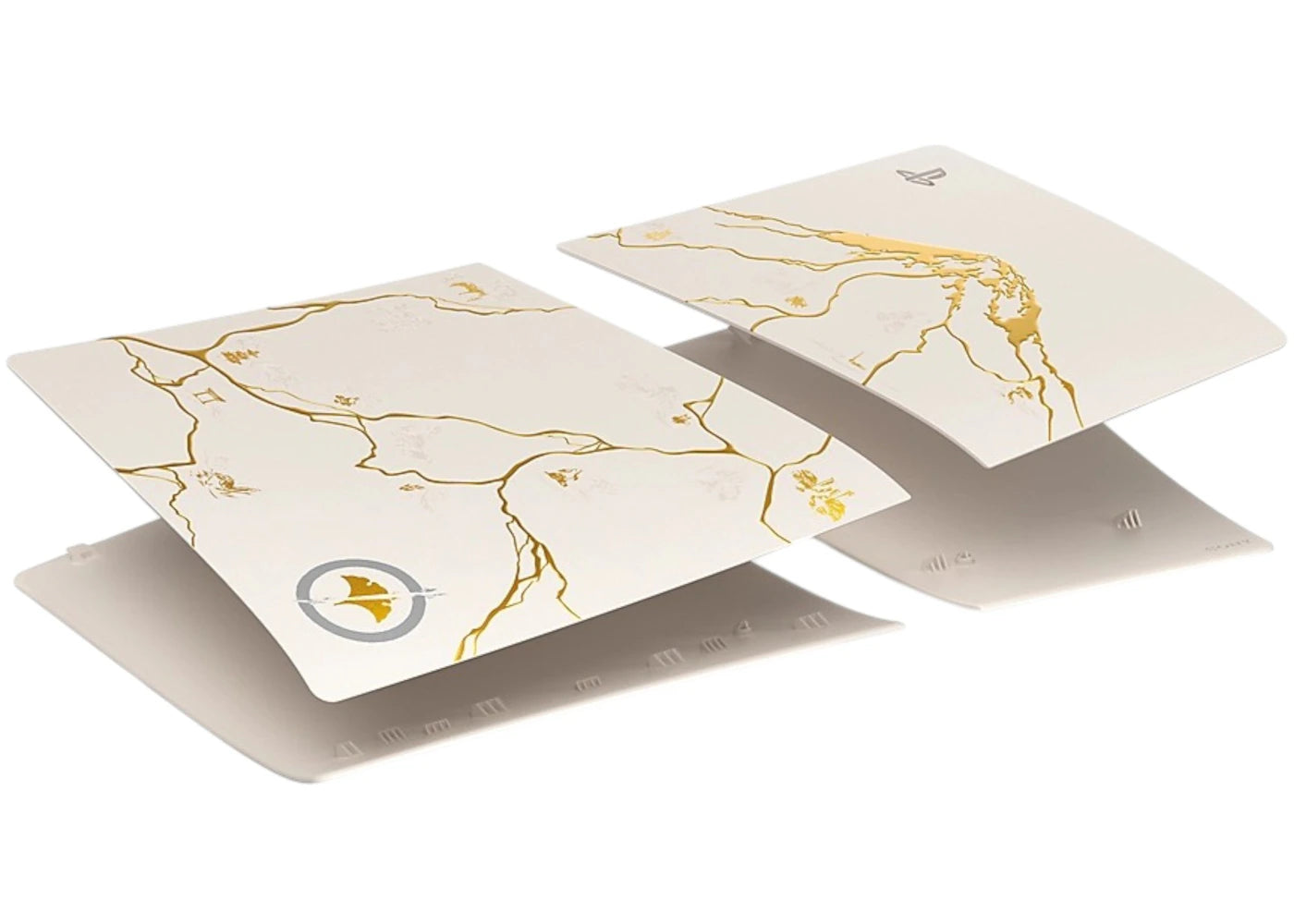 Sony PlayStation 5 PS5 Pro - Ghost of Yotei Gold Limited Edition Console Cover - main view