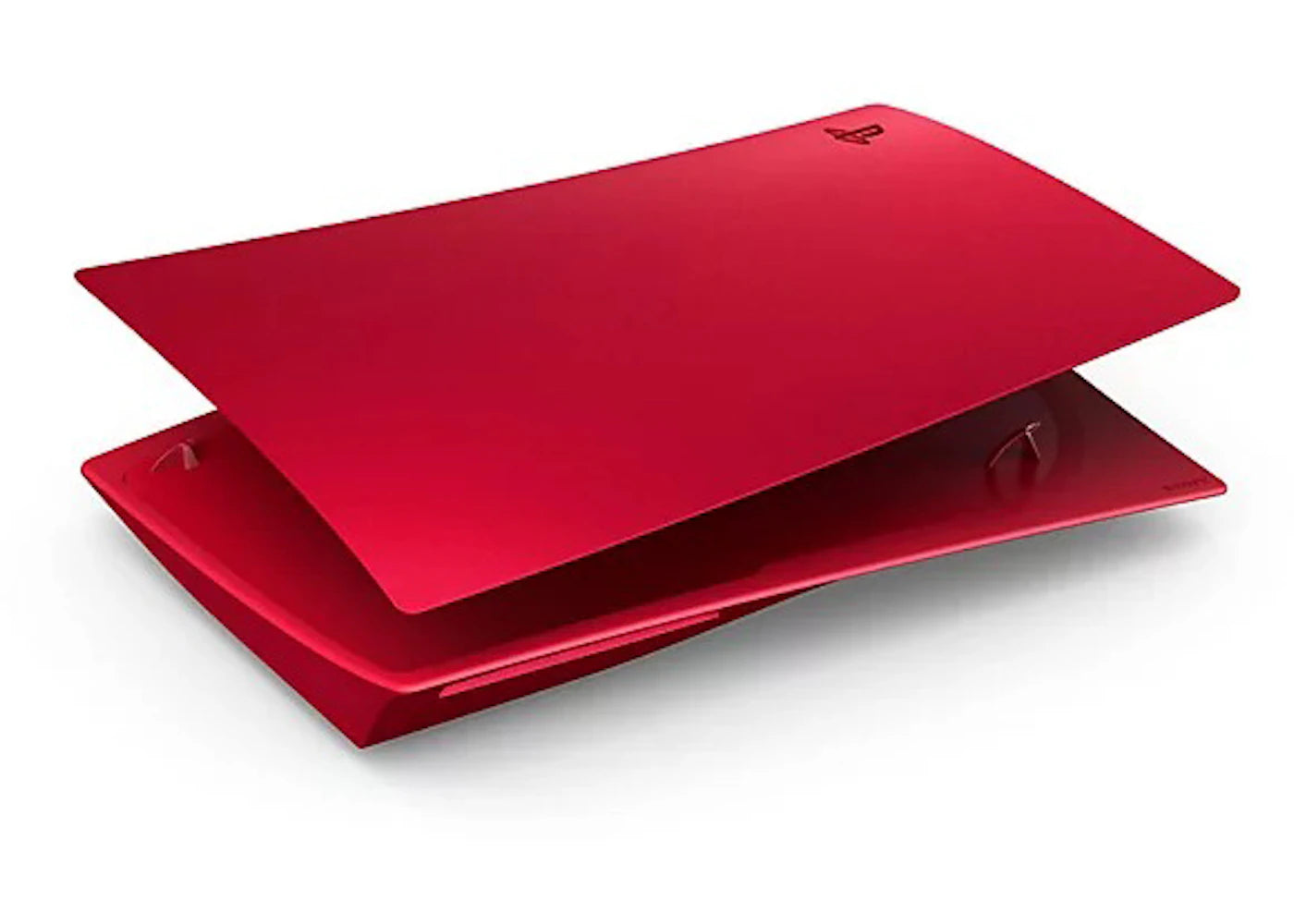 Sony PlayStation PS5 Disc Edition Cover Volcanic Red - main view
