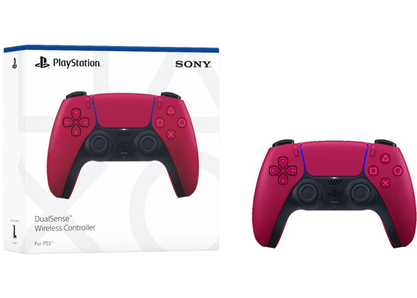 Sony Playstation 5 DualSense Wireless Controller Cosmic Red - main view