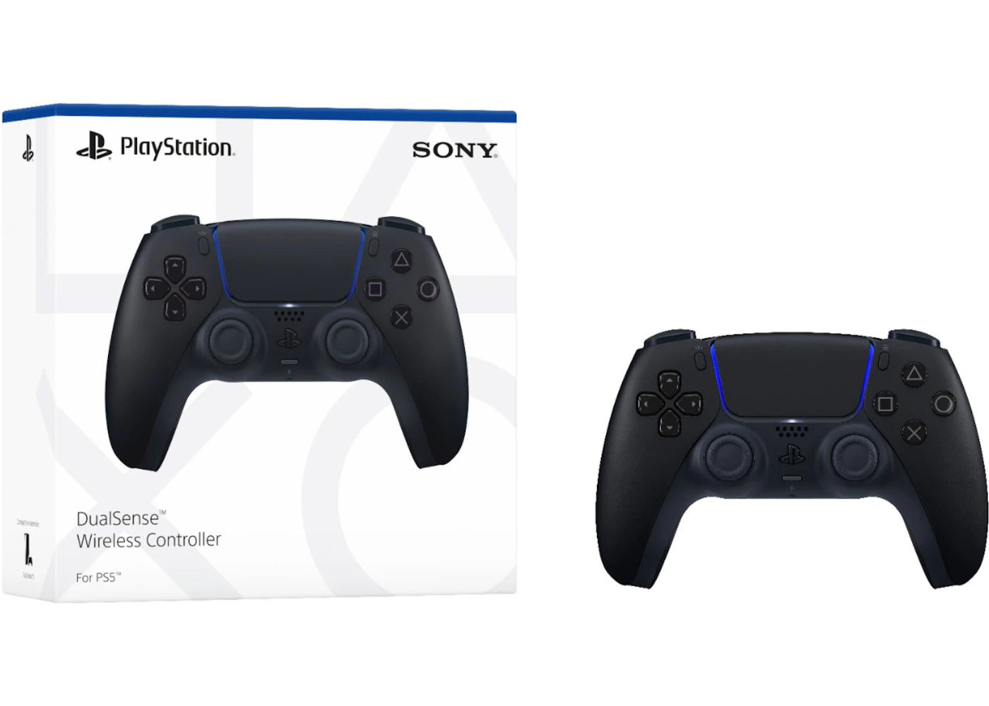 Sony Playstation 5 DualSense Wireless Controller Midnight Black - main view