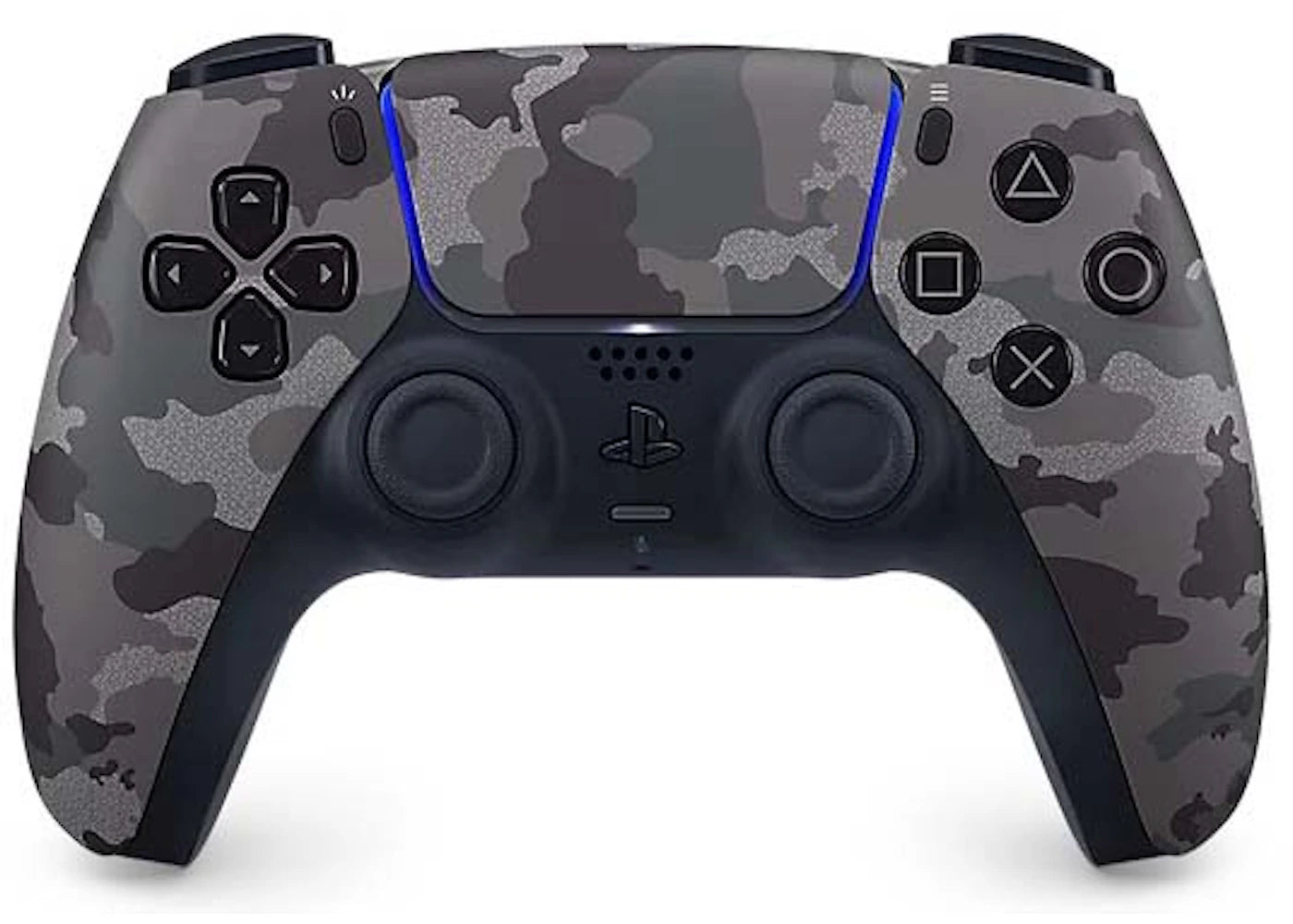 Sony Playstation 5 PS5 DualSense Wireless Controller 1000030611 Gray Camouflage - main view
