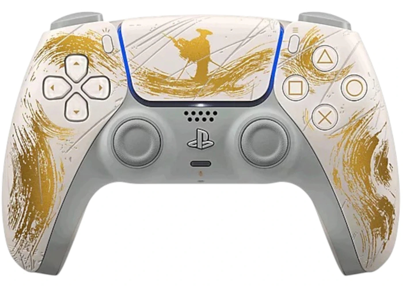 Sony Playstation PS5 DualSense Ghost of Yotei Gold Limited Edition - main view