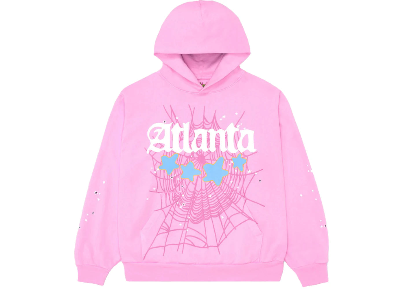 Sweat à capuche Sp5der Atlanta rose