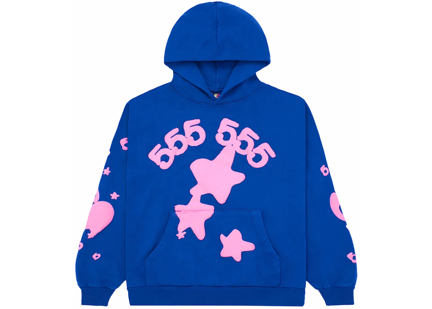 Sweat à capuche Sp5der Beluga - Bleu
