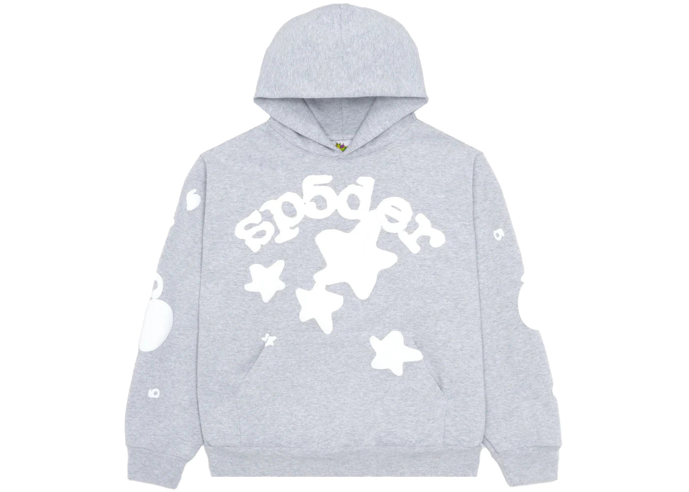 Sweat à capuche Sp5der Beluga - Gris chiné
