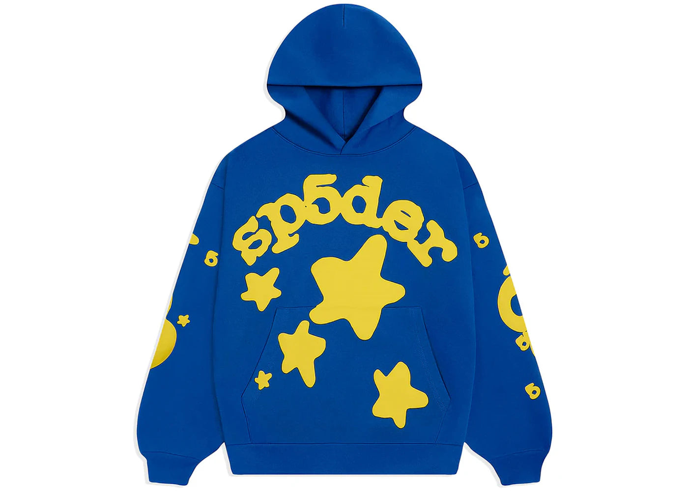 Sweat à capuche Sp5der Beluga - Bleu