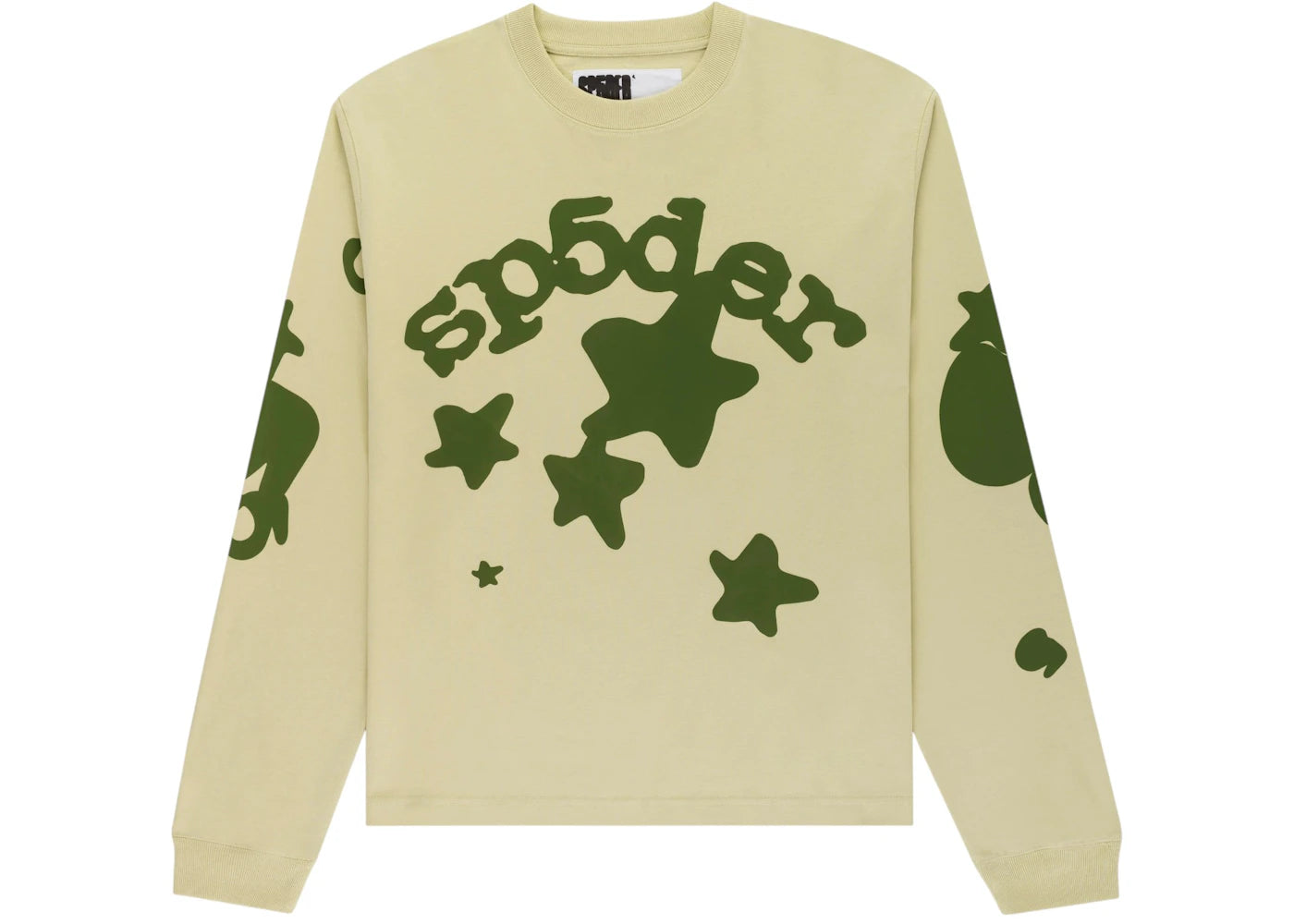 T-shirt à manches longues Sp5der Beluga - Beige