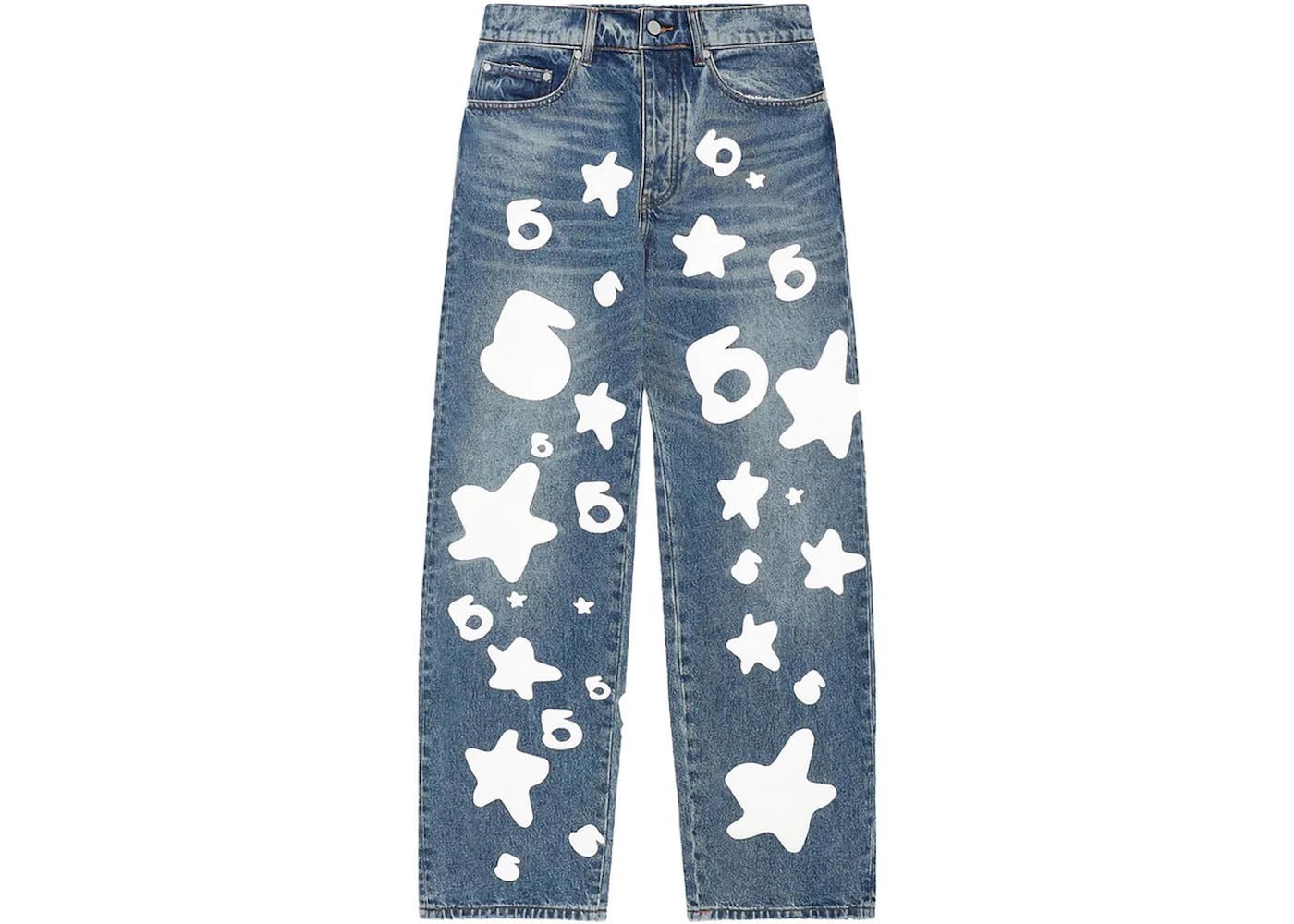 Jean Sp5der Beluga Wash - Délavage indigo clair