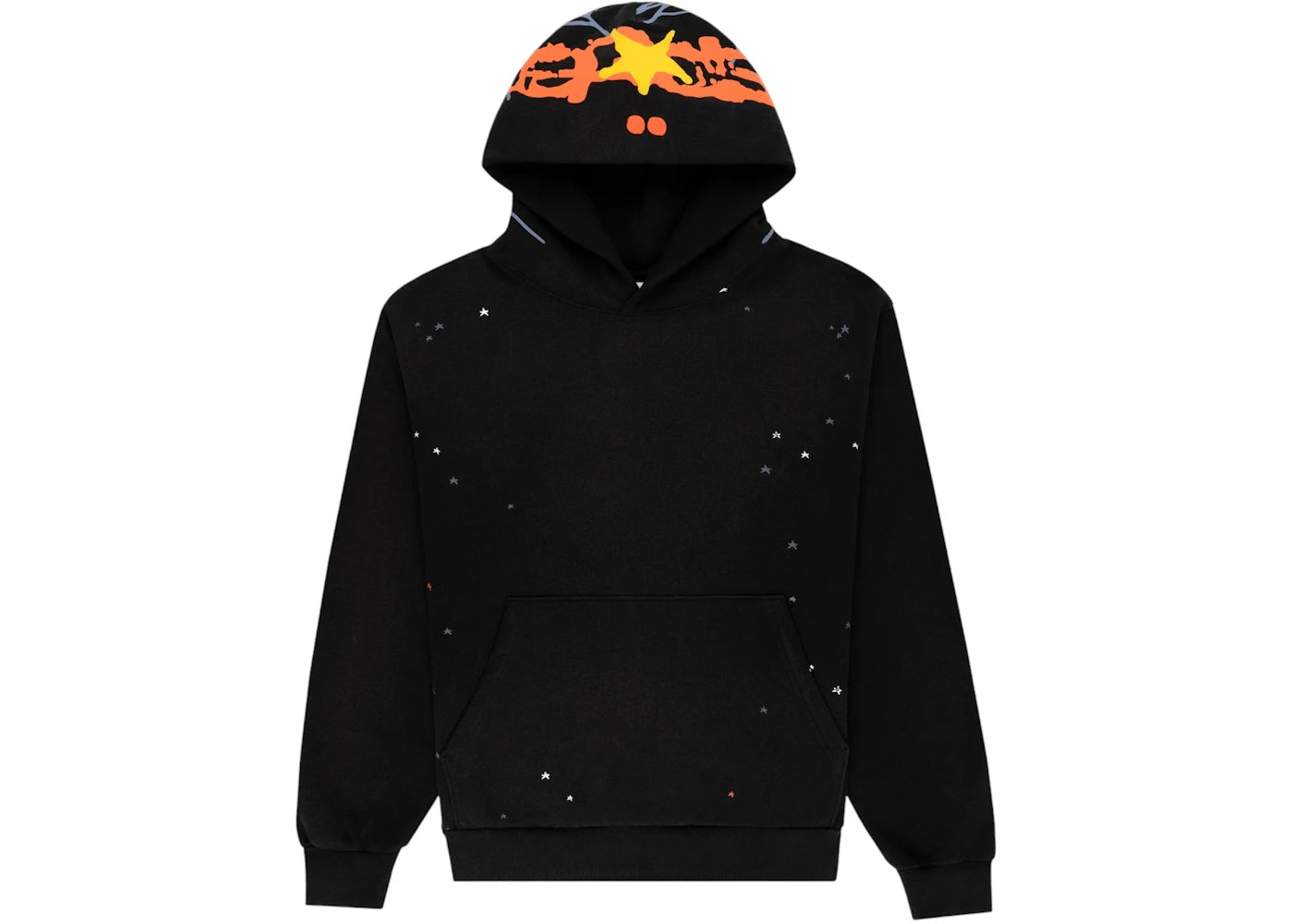 Sweat à capuche Sp5der Heavy Web - Noir