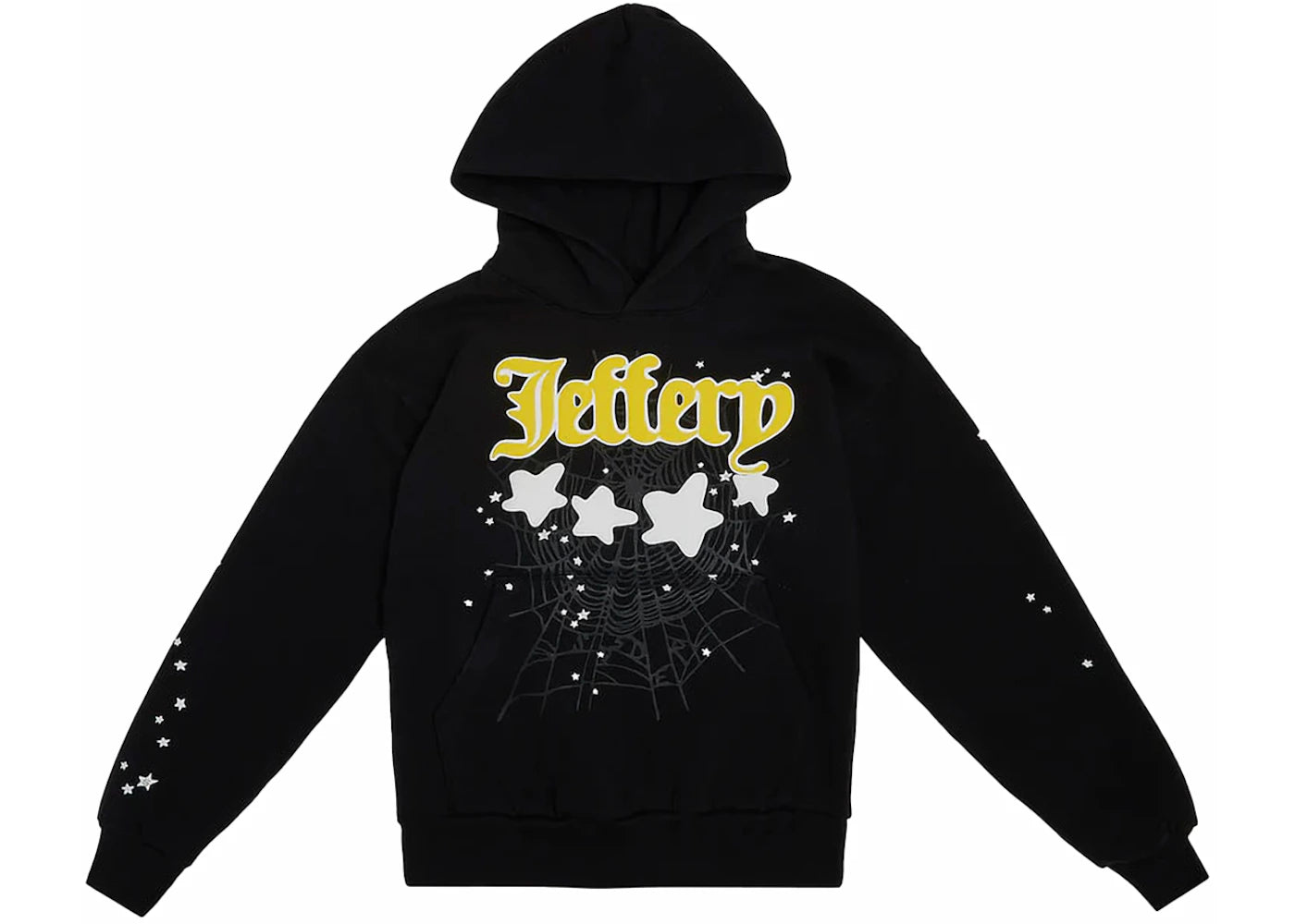 Sweat à capuche Sp5der Jeffery - Noir