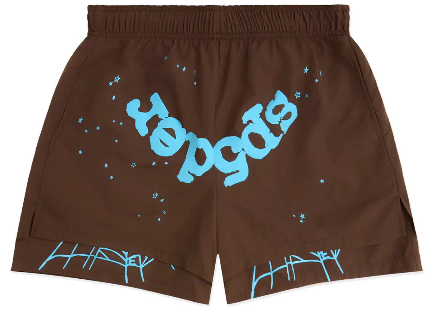 Sp5der OG Web Double Layer Short-Marron