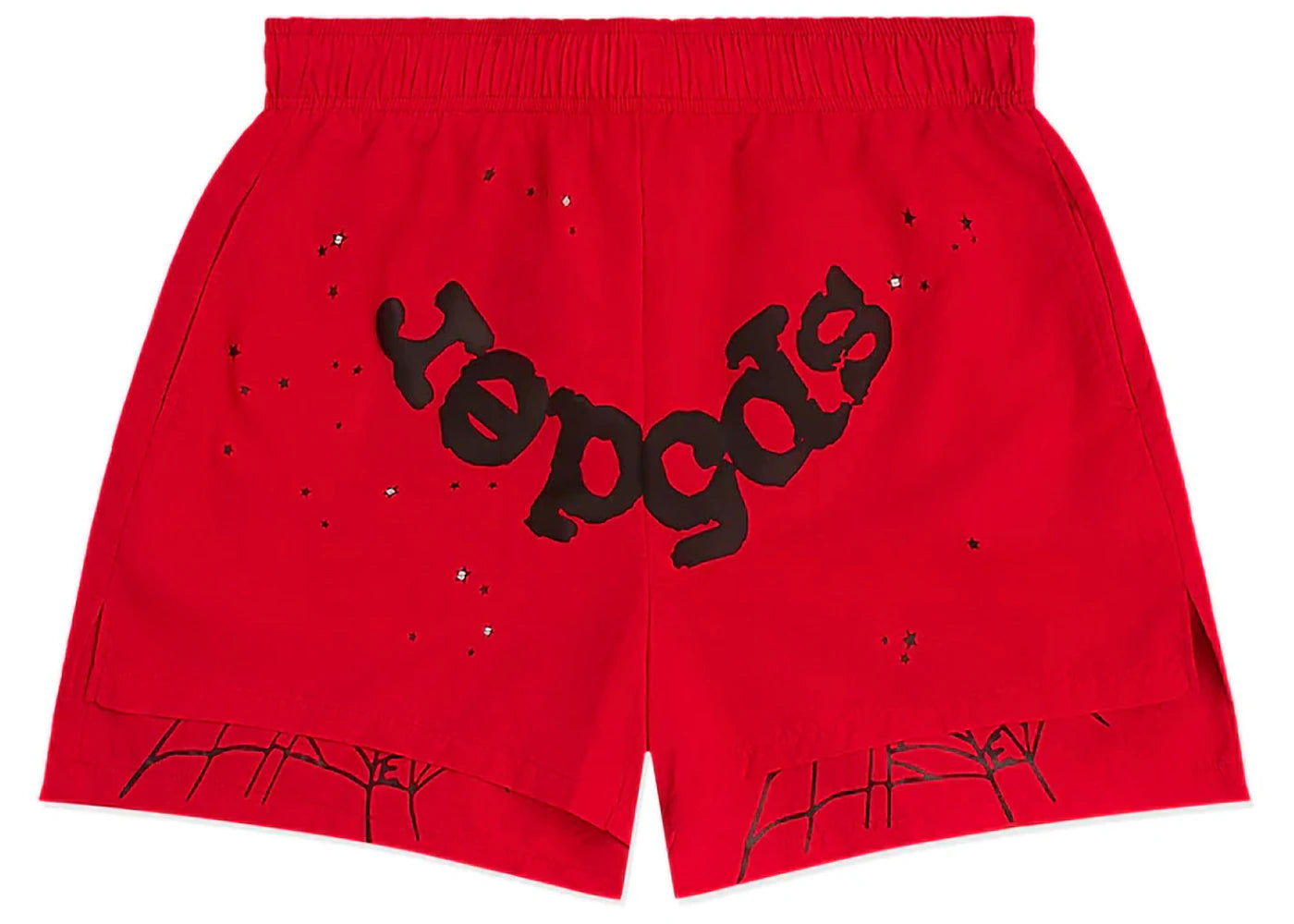 Sp5der OG Web Double Couche Short Rouge